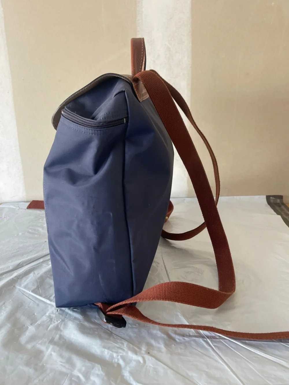 Longchamp Le Pilage Backpack Navy 10